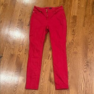 Vibrant Red Skinny Jeans
